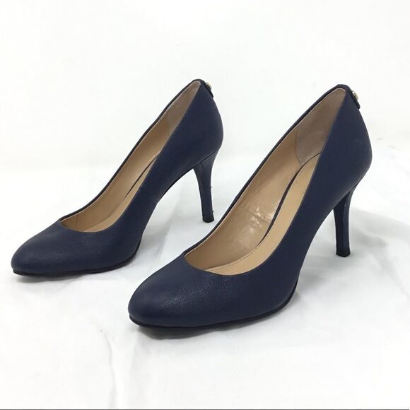 Michael Kors Flex’ Saffiano Leather Pumps B4 - Picture 1 of 13